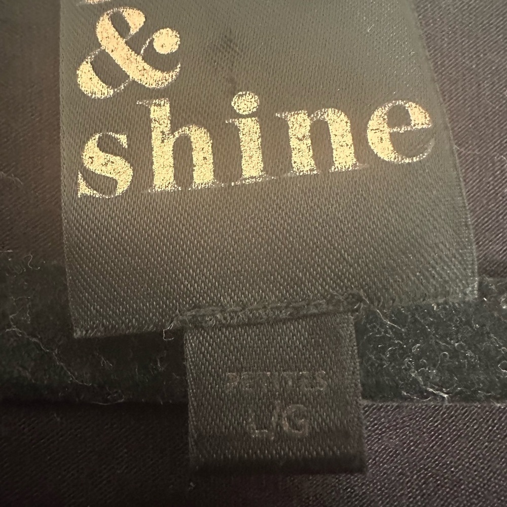 **3 for $15** Black Sequin Shine Bright Tee - Picture 3 of 5